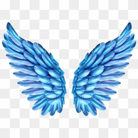 Colorful Angel Wings Png, Transparent Png - blue wings png