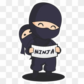 Transparent Cartoon Ninja Png - Cute Ninja, Png Download - cartoon ninja png