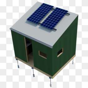The Hub Includes Solar Panels That Provide All Of The - Electronics, HD Png Download - small house png