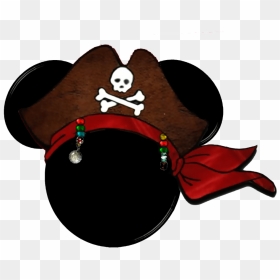 Jack Sparrow Mickey Head Clipart , Png Download - Disney Cruise Pirate Magnet, Transparent Png - mickey mouse hat png
