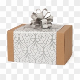 Wedding Gift Wrap - Wedding Gifts Wrapped In Brown Paper, HD Png Download - gift wrap png