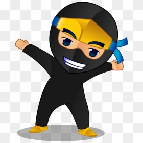 Ninja Clipart Animated - Cartoon, HD Png Download - cartoon ninja png