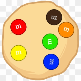 Transparent Cookie Clipart Png - Clip Art M&m Cookie, Png Download - cartoon cookie png