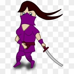 Ninja Clip Art, HD Png Download - cartoon ninja png