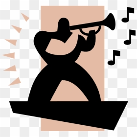 Recital - Clipart - Happy Birthday Mr Trumpet Player, HD Png Download - trumpet clipart png
