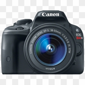 Canon Sl1, HD Png Download - lente de camara png