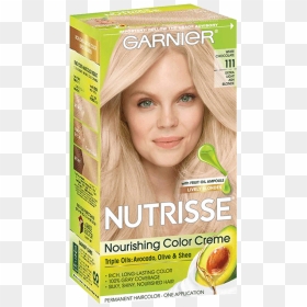 Garnier Nutrisse Ash Blonde, HD Png Download - long blonde hair png