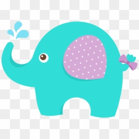 Baby Elephant Blue Png, Transparent Png - elephant png