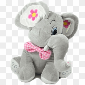 Stuffed Elephant With Transparent Background, HD Png Download - elephant png