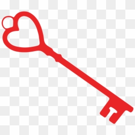 Red Key Transparent Background, HD Png Download - key png