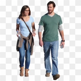 Architectural Rendering 3d People Png, Transparent Png - people walking png
