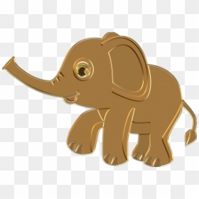 Elefante De Oro Png, Transparent Png - elephant png