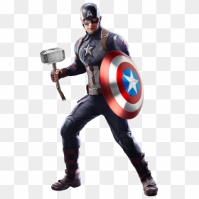Avengers Endgame Captain America Transparent, HD Png Download - captain america png
