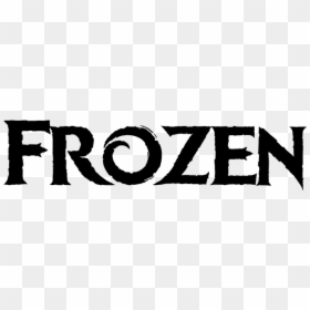 Disney Frozen Logo Black, HD Png Download - frozen png