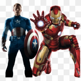 Iron Man Png Hd, Transparent Png - captain america png