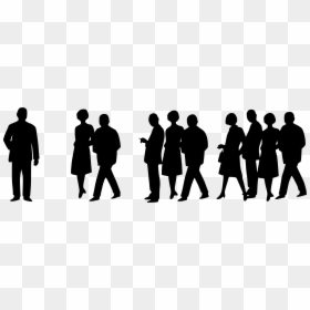 Free Cliparts Transparent Download - People Silhouette No Background, HD Png Download - people walking png