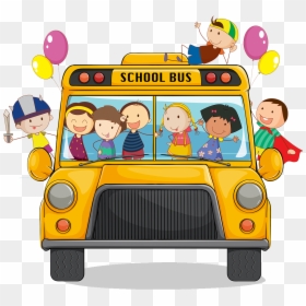 Kids School Van, HD Png Download - school png