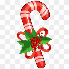 Christmas Candy Cane Clipart, HD Png Download - candy cane png