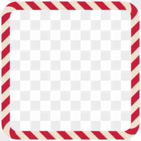 Candy Cane Frame Vector, HD Png Download - candy cane png