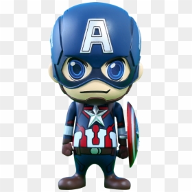 Hot Toys Cosbaby Captain America, HD Png Download - captain america png