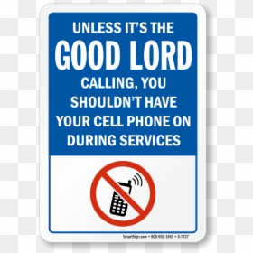 No Cell Phone In Church, HD Png Download - cell phone png