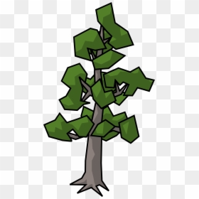 Cartoon Drawing Of Pine Tree, HD Png Download - pine tree png