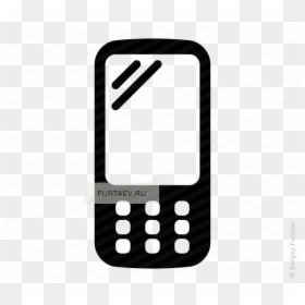 Mobile Phone Icons Vector, HD Png Download - cell phone png