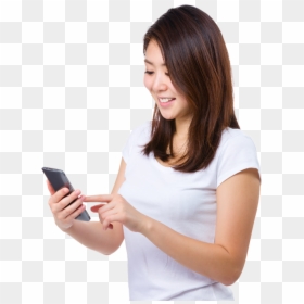 People Cell Phone Png, Transparent Png - cell phone png