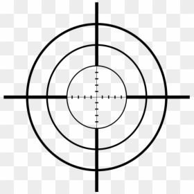 File - Crosshairs Red - Svg - Shooting Cursor Png , - Red Crosshair ...