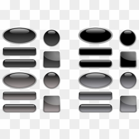 Black Icon Button Png, Transparent Png - like button png