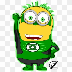 Green Lantern Minion, HD Png Download - minion png