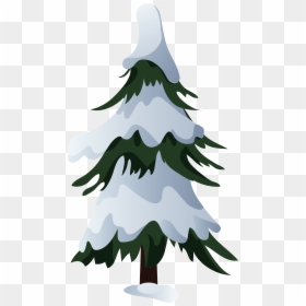 Snowy Pine Trees Clipart, HD Png Download - pine tree png