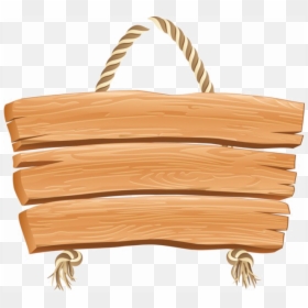 Hanging Wooden Sign Clipart, HD Png Download - wood png