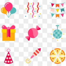 Birthday Party Icons, HD Png Download - party png