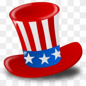 4th Of July Clipart, HD Png Download - top hat png