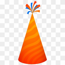 Orange Party Hat Png, Transparent Png - party png