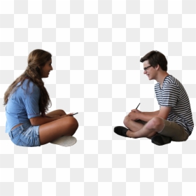 People Sitting Png, Transparent Png - people sitting png