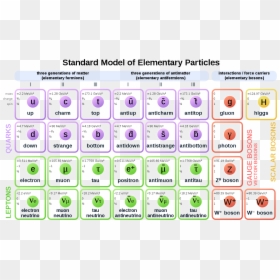 Standard Model Of Elementary Particles, HD Png Download - particles png