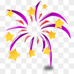 Fire Works Cartoon, HD Png Download - firework png