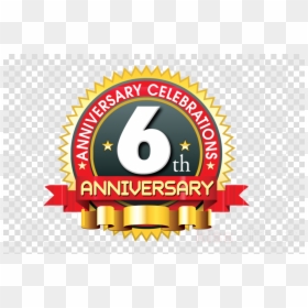 6th Anniversary Logo Png, Transparent Png - party png