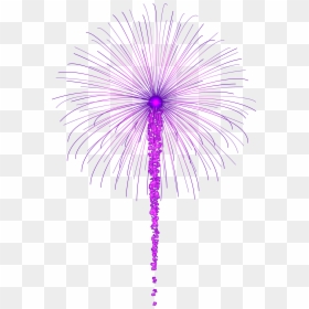 Purple Fireworks Png Transparent, Png Download - firework png