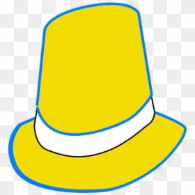 Yellow Top Hat Clipart, HD Png Download - top hat png