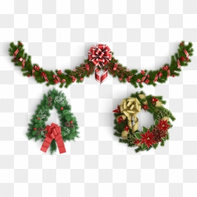 Ghirlande Natalizie Per Balconi, HD Png Download - christmas wreath png