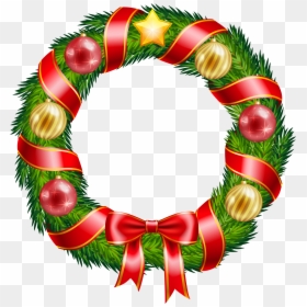 Coronas De Navidad Png, Transparent Png - christmas wreath png