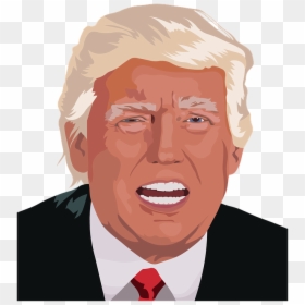 Donald Trump Animado Png, Transparent Png - trump face png