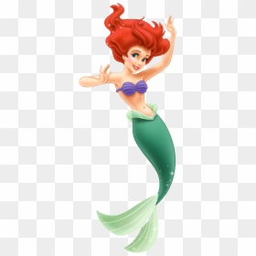 Ariel Little Mermaid Transparent, HD Png Download - mermaid png