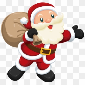 Cute Santa Claus Clipart, HD Png Download - santa png