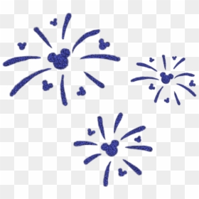 Mickey Fireworks Svg, HD Png Download - firework png