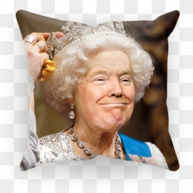 Trump As The Queen, HD Png Download - trump face png