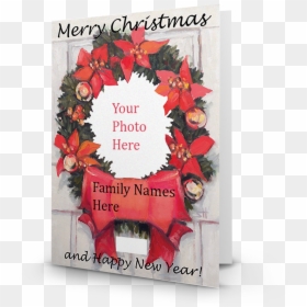 Christmas Wreath Png, Transparent Png - christmas wreath png